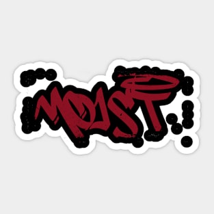 MOIST Sticker